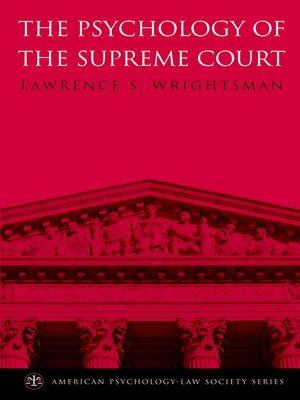 cover image of The Psychology of the Supreme Court